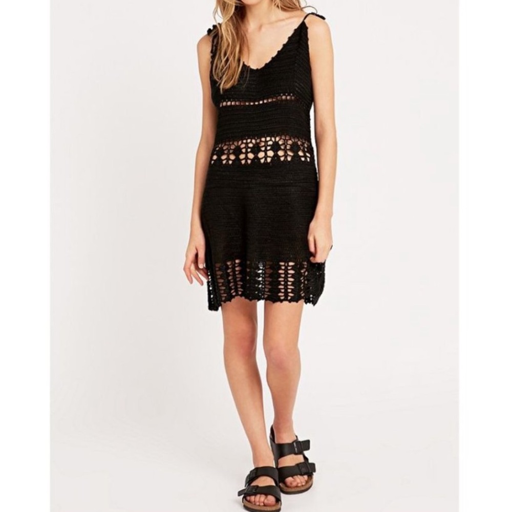UNIF Dharma crochet mini dress